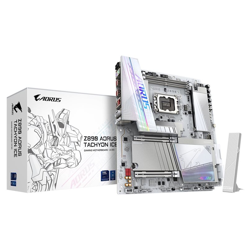 Gigabyte Z890 AORUS TACHYON ICE, E-ATX -emolevy
