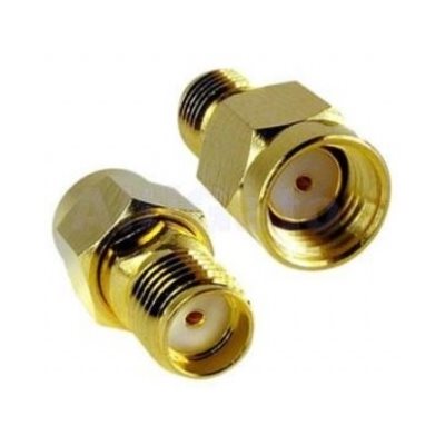 Arronna SMA naaras -> RP-SMA uros -adapteri, kulta