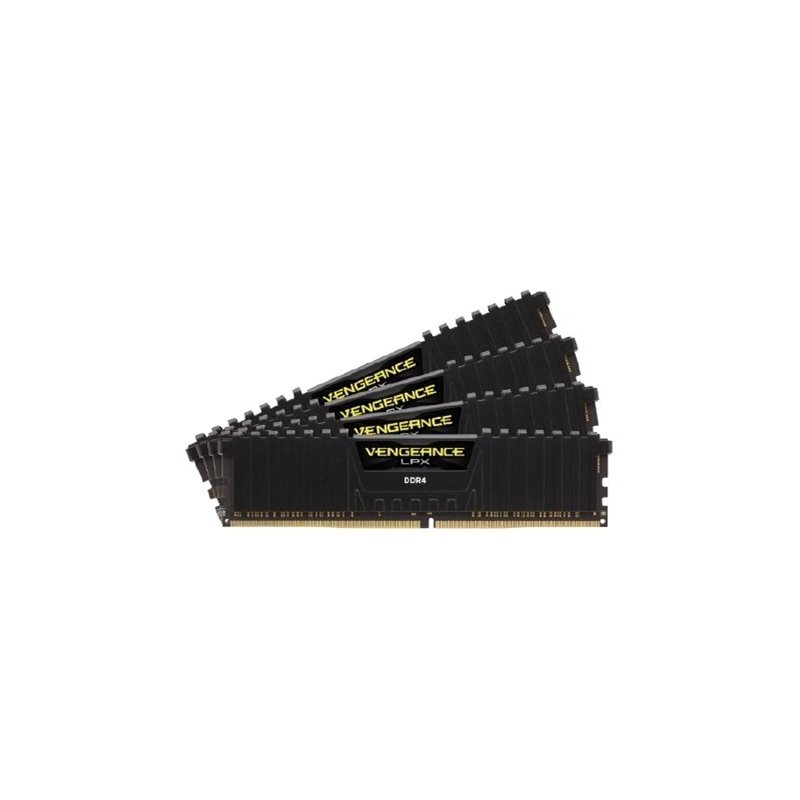 Corsair 64GB (4 x 16GB) Vengeance LPX, DDR4 3000MHz, CL16, 1.35V, musta