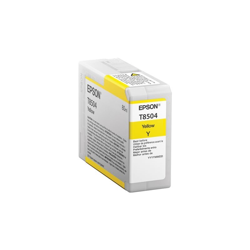 Epson T8504 -mustepatruuna, keltainen, 80 ml