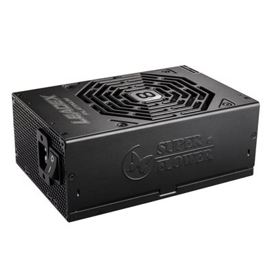 Super Flower 2000W LEADEX Platinum - 8Pack Edition, modulaarinen ATX-virtalähde, 80 Plus Platinum, musta