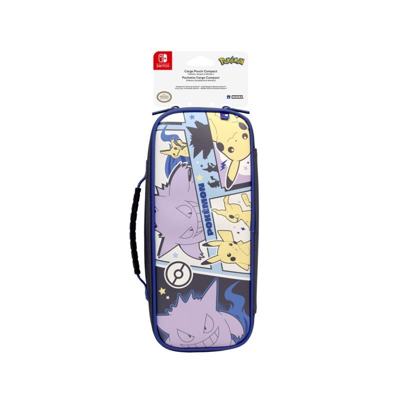 Hori Cargo pouch kuljetuslaukku Pokémon (Pikachu, Gengar, Mimikyu)