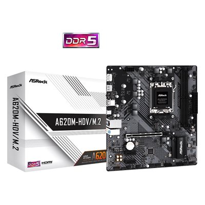 ASRock A620M-HDV/M.2, mATX-emolevy
