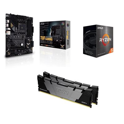 Asus TUF GAMING B550-PLUS + Ryzen 5 5600X + 16GB DDR4 3600MHz (Bundletarjous!)