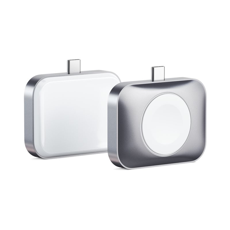 Satechi USB-C Apple Watch / AirPods -latauslaite, Avaruusharmaa