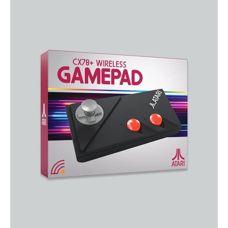 Atari CX78+ Wireless Gamepad, langaton pädiohjain, musta