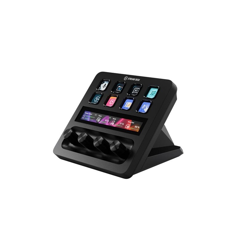 Elgato Stream Deck + XLR -hallintapaneeli, musta