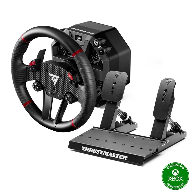 ThrustMaster T598-X, ratti-/poljinyhdistelmä, musta