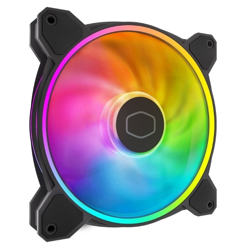 Cooler Master (Outlet) MasterFan MF140 Halo2, 140mm PWM-laitetuuletin, musta/läpikuultava