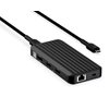Unisynk 3.2 Gen2 USB-C 10-in-1 -telakka v3, musta
