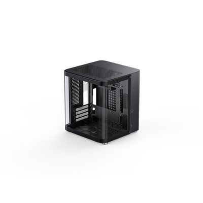 Jonsbo (Outlet) TK-1 2.0 Black, ikkunallinen mATX-kotelo, musta