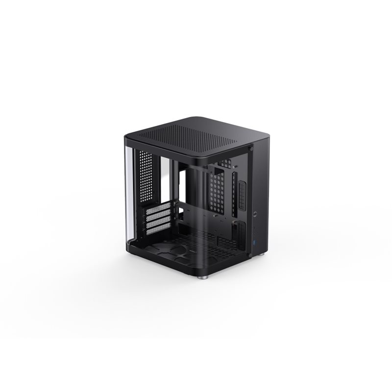 Jonsbo (Outlet) TK-1 2.0 Black, ikkunallinen mATX-kotelo, musta