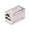 StarTech.com Cat6a RJ‑45 ‑jatkoliitin suojatulle kaapelille, naaras–naaras, T568B, hopea