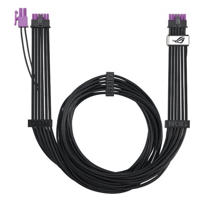 Asus ROG Equalizer, 12v-2x6, PCIe 5.1, virtajohto, musta
