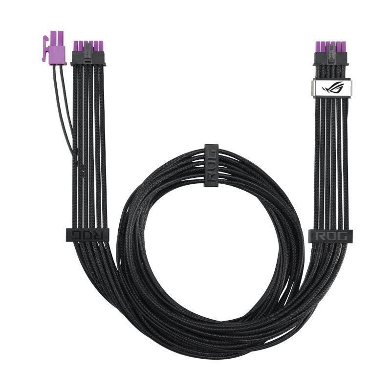Asus ROG Equalizer, 12v-2x6, PCIe 5.1, virtajohto, musta