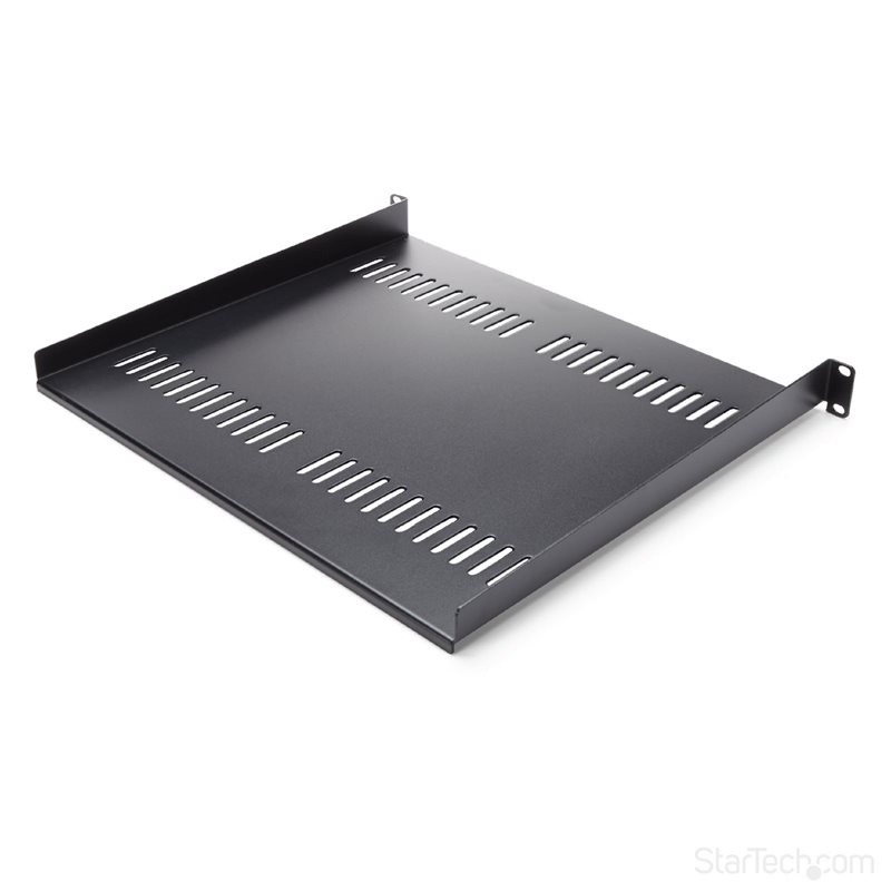 StarTech.com 1U 19" räkkihylly, maks. 20kg, musta