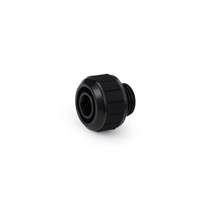 Alphacool Apex Grip SoftTube Fitting -ruuviliitin, 13/10mm, G1/4, musta