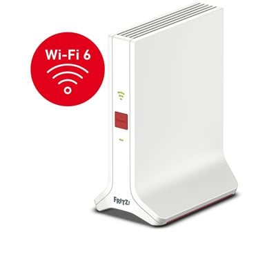 FRITZ! Repeater 3000 AX, Tri Band AX4200 Wi‑Fi 6 -toistin, valkoinen