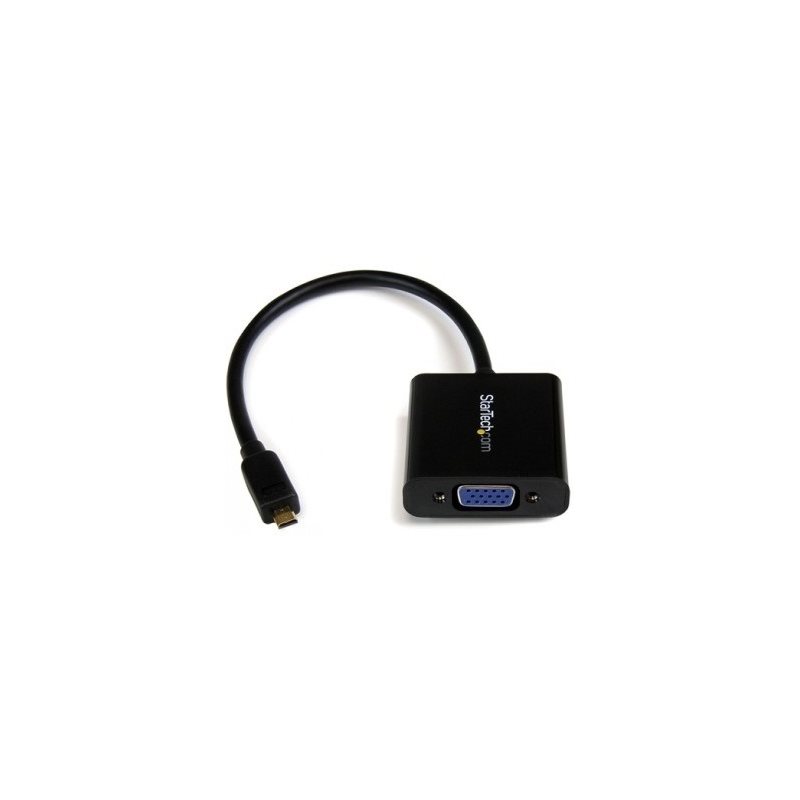 Lenovo Startech.com Micro HDMI -> VGA -adapteri, uros -> naaras, musta