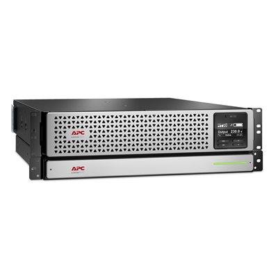 APC Smart-UPS SRTL1000RMXLI, räkkiasennettava UPS-laite, 3U, 1000VA, harmaa/musta