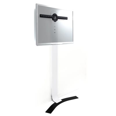 Erard STANDiT PRO, lattiajalusta 40" - 100" televisiolle, valkoinen/musta