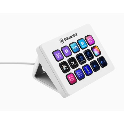 Elgato Stream Deck MK.2 -hallintapaneeli, valkoinen