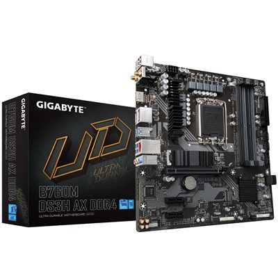 Gigabyte B760M DS3H AX DDR4, mATX-emolevy