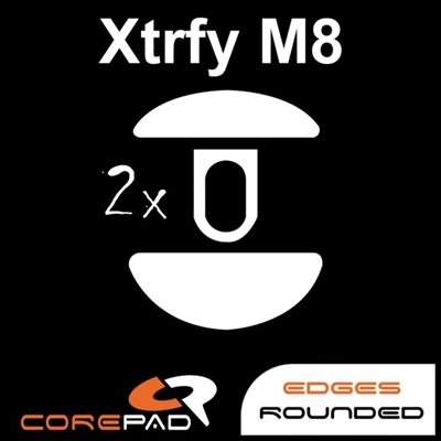 Corepad Skatez -hiiritassut, XTRFY M8 Wireless