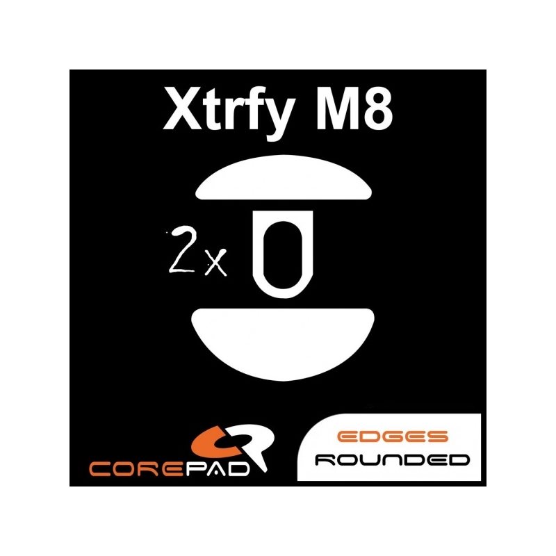 Corepad Skatez -hiiritassut, XTRFY M8 Wireless