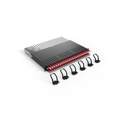 PATCHBOX 365 Cat.6a (UTP, Red, 0.8m / 8RU)