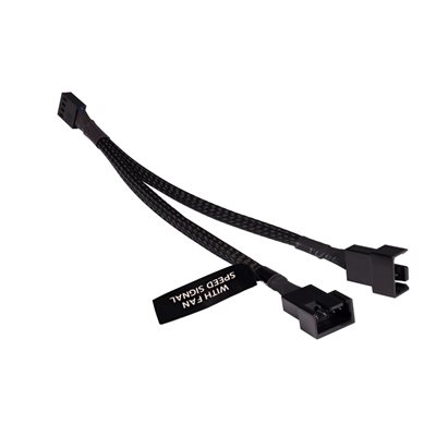 Alphacool Y-Splitter 4-pin -> 2x4-pin PWM tuulettimille (15cm)