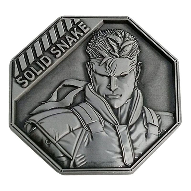 FaNaTtik Metal Gear Solid Collectable Coin Solid Snake Limited Edition -keräilykolikko