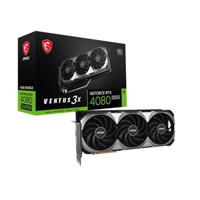 MSI GeForce RTX 4080 SUPER VENTUS 3X OC -näytönohjain, 16GB GDDR6X
