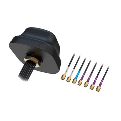 Teltonika 5G Combo MiMo LTE/GNSS/WiFi Roof SMA -antenni, musta