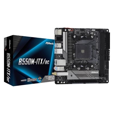 ASRock (Outlet) B550M-ITX/ac, Mini-ITX -emolevy