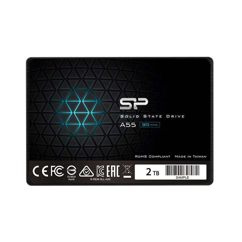Silicon Power (Outlet) 2TB Ace A55, 2.5" SSD-levy, SATA III, 500/450 MB/s