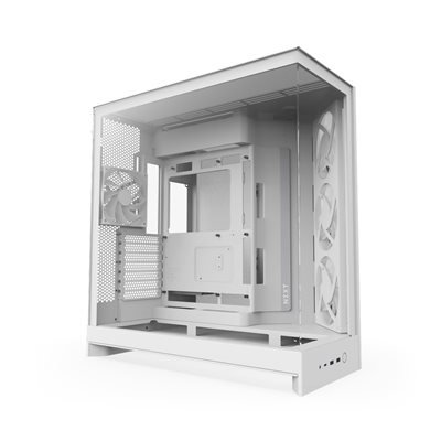 NZXT H9 Flow RGB (2025), ikkunallinen miditornikotelo, valkoinen