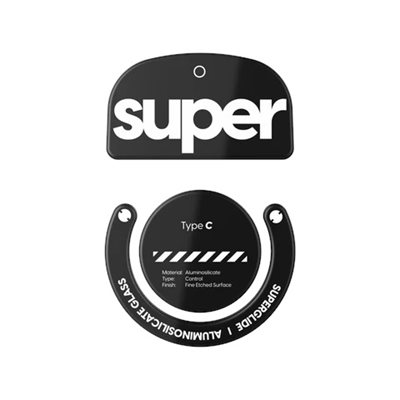 Pulsar Superglide (Type-C) for Logitech G PRO X SUPERLIGHT, hiiren tassusarja, musta