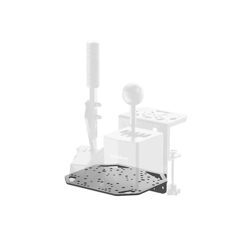 MOZA Racing Universal Mounting Plate, kytkimelle ja käsijarrulle, musta