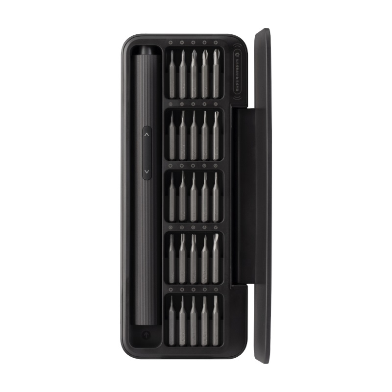 Hoto 25-in-1 Electric Screwdriver Set, sähköinen tarkkuusruuvimeisselisarja, harmaa