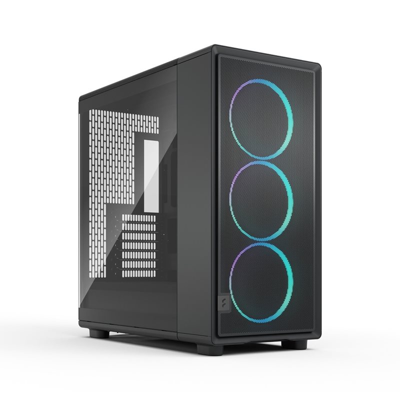 Fractal Design Epoch XL Black TG RGB Light Tint, ikkunallinen miditornikotelo, musta