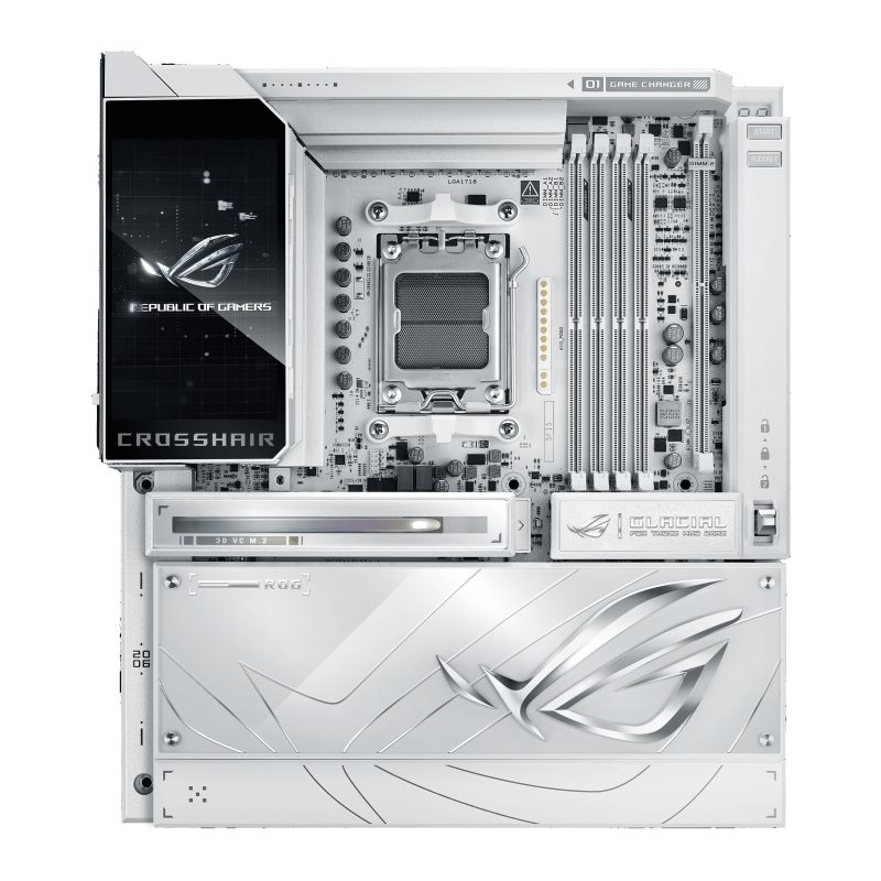 Asus ROG CROSSHAIR X870E GLACIAL, E-ATX -emolevy