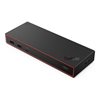 Lenovo ThinkPad USB4 Dock 5000 -telakointiasema, 135W, musta/punainen