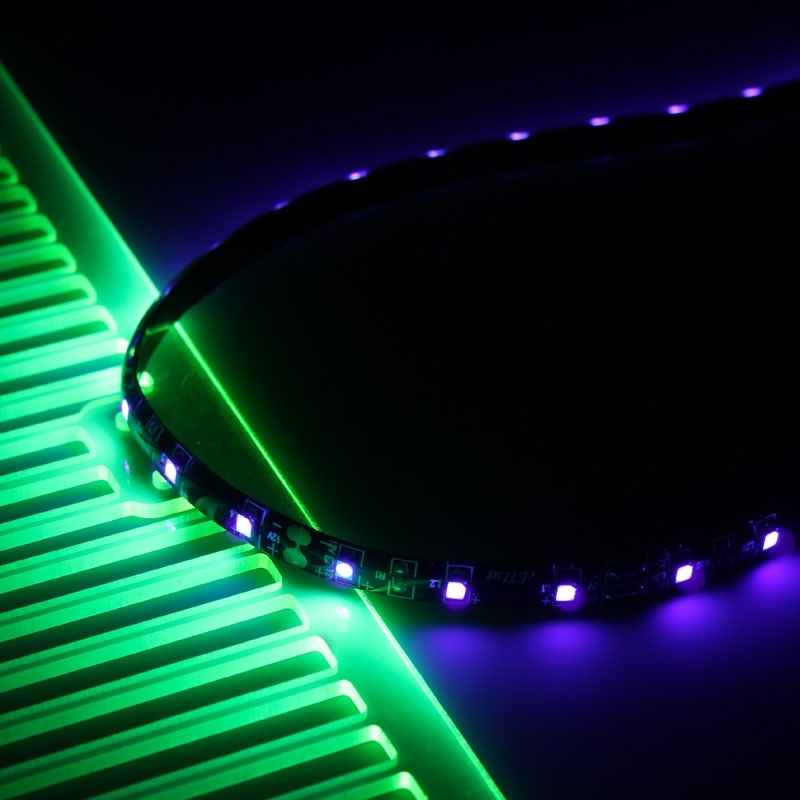 Lamptron FlexLight Pro, LED-nauha, 24LED, 400mm, UV