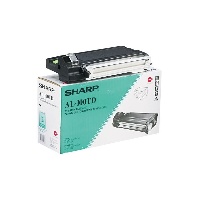 Sharp AL-100TD, laservärikasetti, musta, jopa 6000 sivua