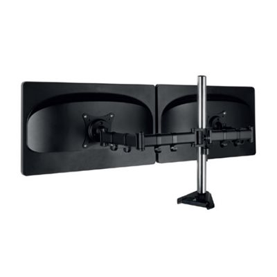 ARCTIC Z2 Pro (Gen 3) -monitorivarsi kahdelle monitorille, musta