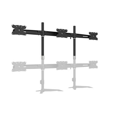 Multibrackets 24-32" x3 M VESA Desktopmount Triple Stand Expansion Kit -laajennussarja, musta