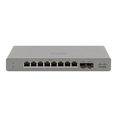 Cisco Meraki Go GS110-8, hallinnoitu kytkin, harmaa