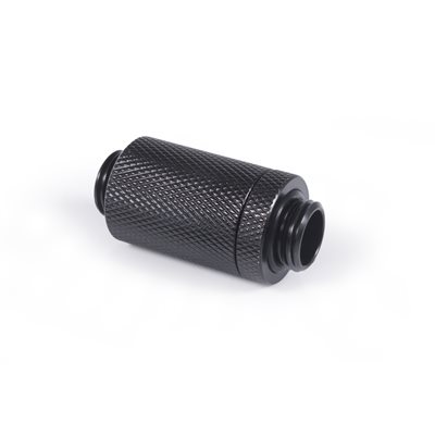 Alphacool ES D-Plug 31,5 mm G1/4" -> G1/4", Deep Black