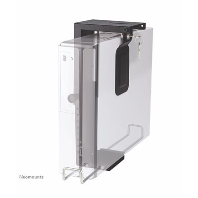 Neomounts CPU holder, keskusyksikön pöytäteline, musta